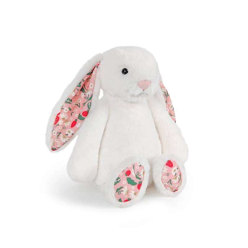 Bonnie Rabbit Floral Ears Plush Toy Stuffed Doll Kawaii Soft Sofa Cushion Kids Birthday Gift Room Decor Y260128