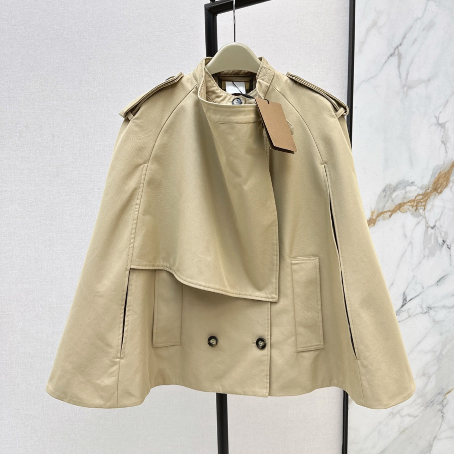 Designer Fashion Jacket Luxury Coat Windcheater Spring Short Coats Classic Jackets Grid Coats Women Fashionable Outerwear England Style