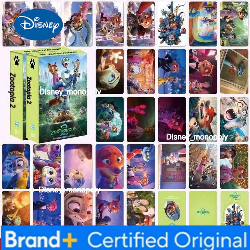 Disney Cartoon Zootopia 2 Animation Around The Three-Inch Laser Card 55 Toys Suitable For Collection Holiday Gifts. H2601291 H2601291