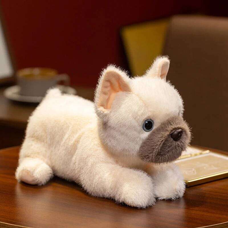 Cute Bulldog Toy Stuffed Soft Fill Dog Plush Toys for Pet Enthusiasts Birthday and Christmas Gifts Y260128