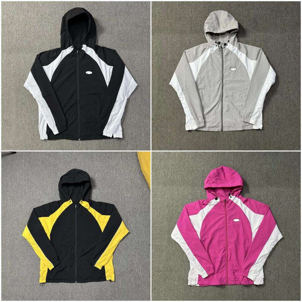 zipper hoodie Men coat retro hoodies Hip Hop Sweatshirt Windproof street sports suit fashion Mens Designer Jackets windbreaker jacket