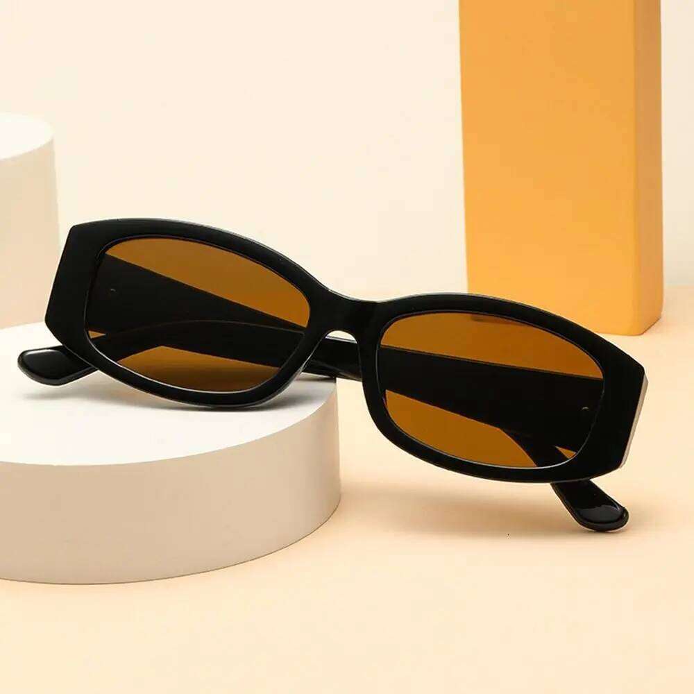 1pc Trendy Oval Small Frame Sunglasses Fashion Rectangle Shades Ladies Sun Glasses Summer Unique Driving Cycling Eyewear H260129