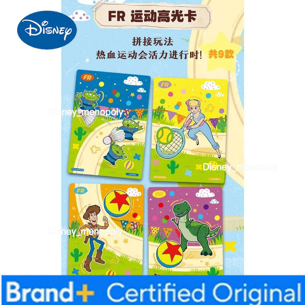 Disney CARD.FUN Genuine Toy Story Collection Classic IP Roles High Quality Advanced Retro Poster Cards Gifts for Friends H260129