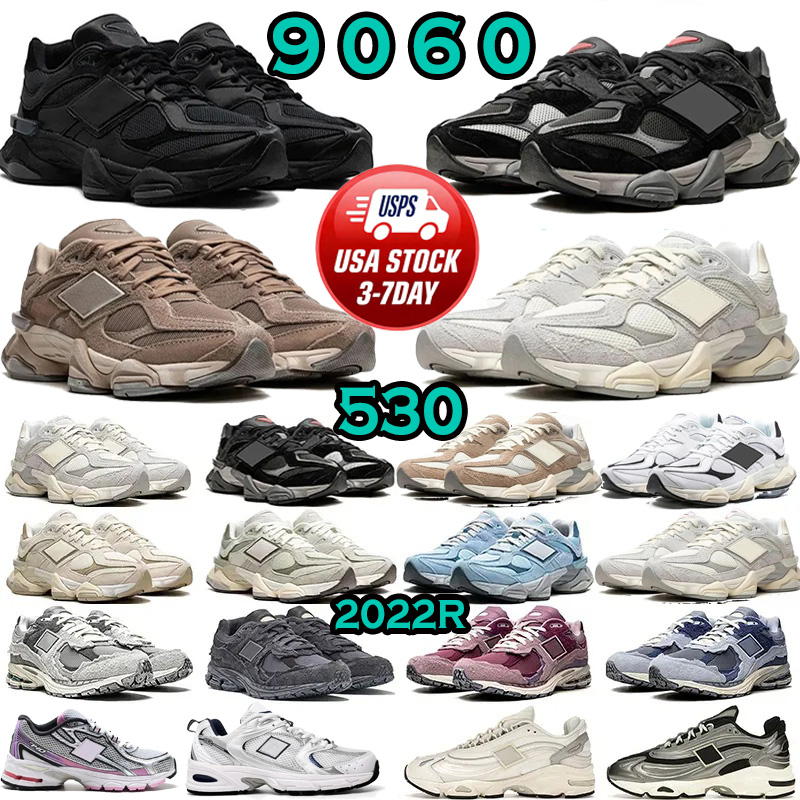 Designer Sneakers New 9060 Daily Outfit Sports 530 Leather Designer Shoes Triple Black White Grey Blue Pink Green Mens Trainers Outdoor Sneakers Size 36-45