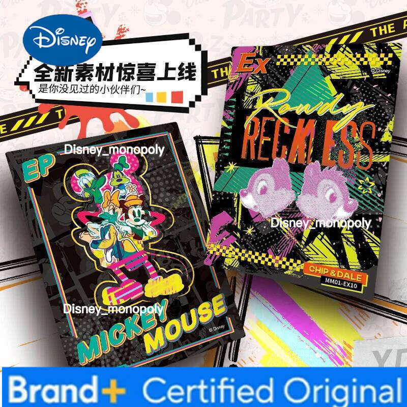 Disney Card.Fun Official Genuine Animation Cartoon Theme Serie Game Collection Card Mickey Mouse Peripheral Toy Gift H2601291 H2601291