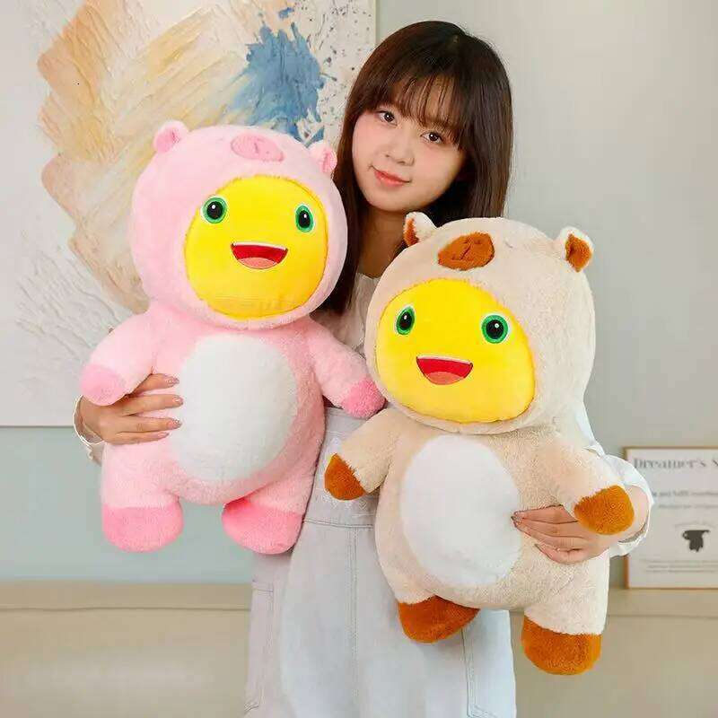 38/50cm New Simulation Chubby Milk Dragon Stuffed Plush Toy Cartoon Anime Cute Pillow Children's Birthday Gift Fun Doll Y260128