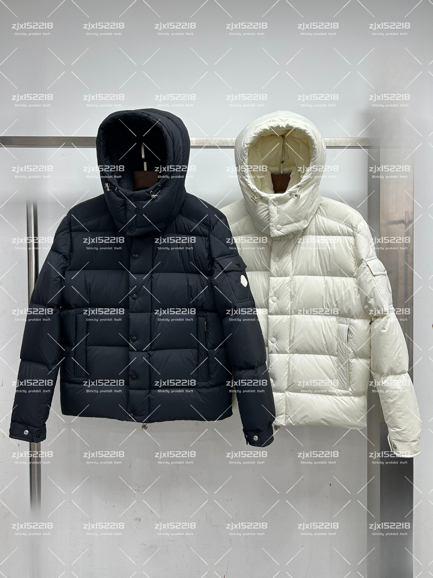 Men's Hooded Down Jacket Winter Warm Thick Heavyweight Puffer Coat Casual Quilted Windproof Water Resistant Outdoor Down Jacket With Adjustable Hood For Men Winter