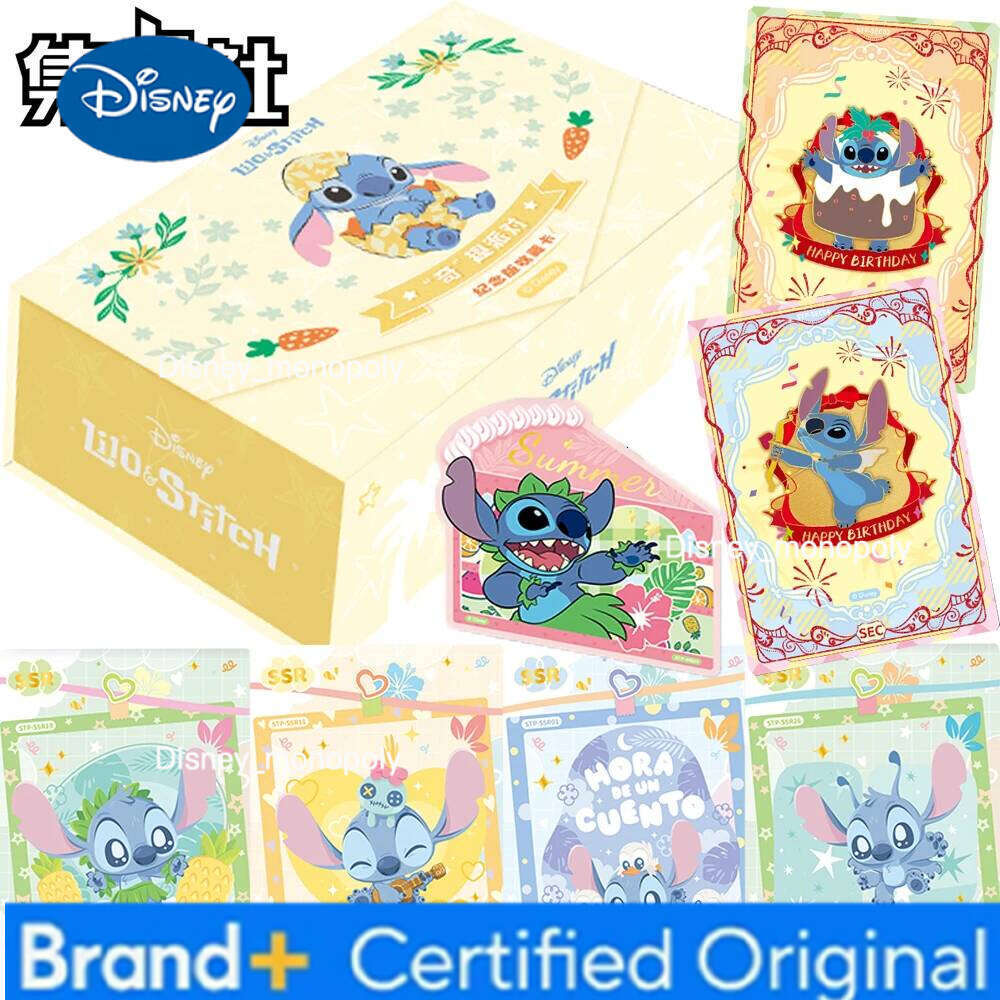 Disney CARD.FUN Genuine Lilo & Stitch Collection Animation Movie Classic Fun Moments Raster Diary Cards Gifts for Boys Girls H260129