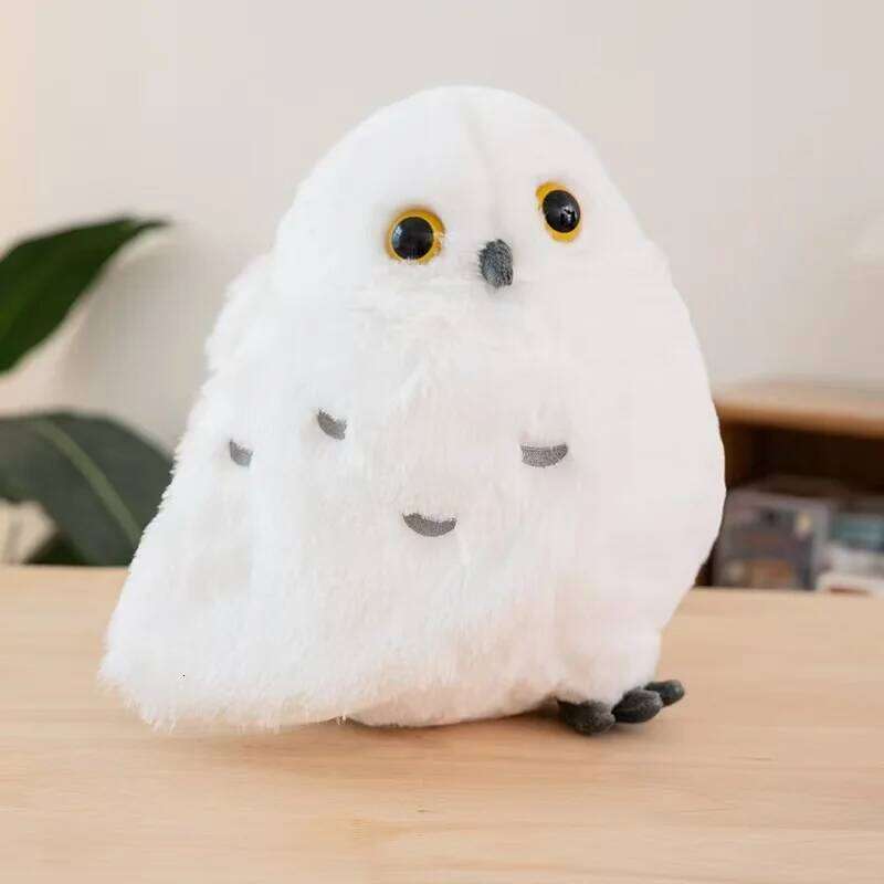 30/36cm Owl Simulation Plush Toy Handmade Doll Cartoon Anime Cute Pillow Cushion Home Decoration Children's Birthday Gift D Y260128