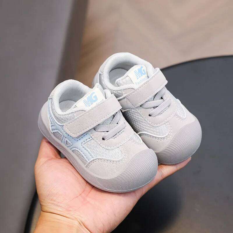 Children Casual Spring Autumn Kids Sneakers Soft Breathable Mesh Toddler Boys Girls Sport Shoes For Baby Pink, Yellow Y260128