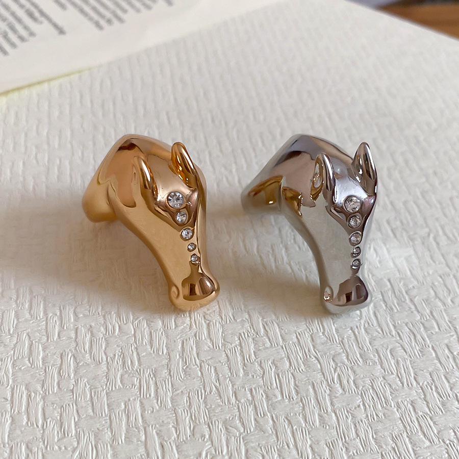 Double Layer Tassel Chain for Women, Unique Design, Fashionable S925 Silver Open Ring, Hip Hop Sweet Cool Index Finger Ring - view 8