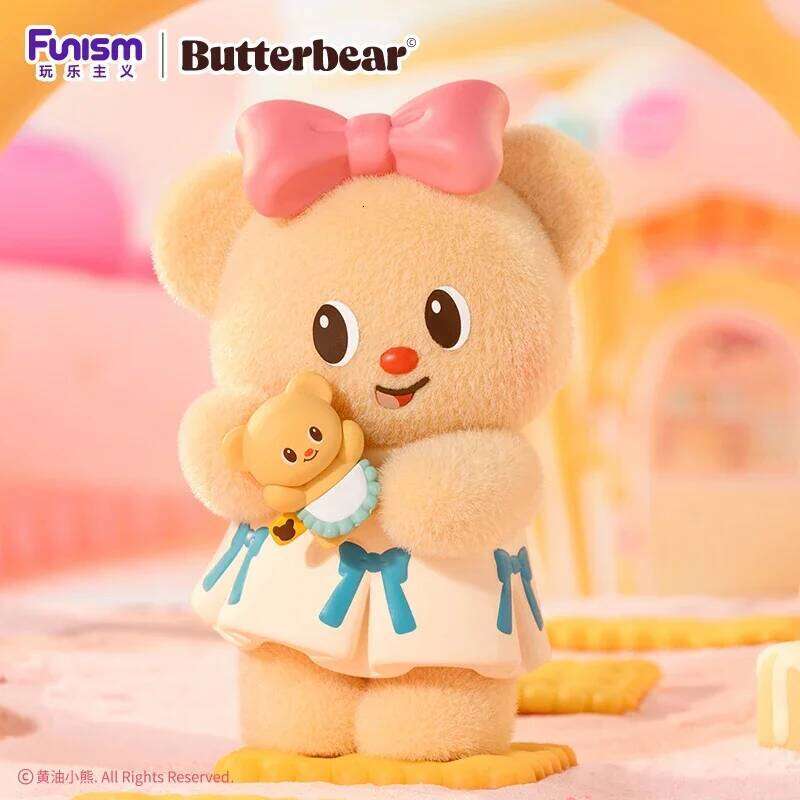 Playful Butter Bear Baking Workshop Series Blind Caixa Caja Girls Dolls Boys Gift Mystery Box Anime Action Figure Toys Z260129