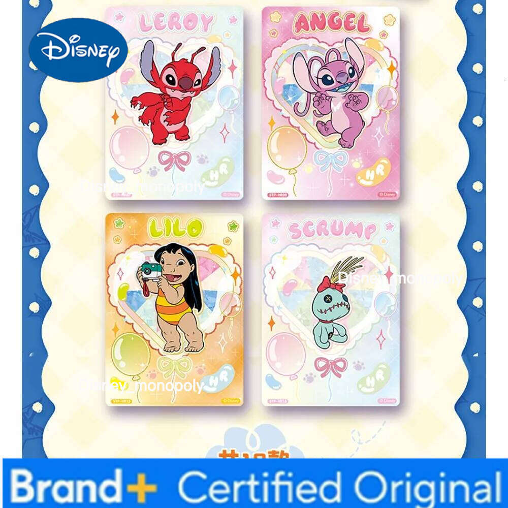 Disney CARD.FUN Genuine Lilo & Stitch Collection Animation Movie Classic Fun Moments Raster Diary Cards Gifts for Boys Girls H260129