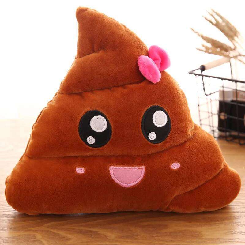 Wholesale cartoon new expression poo plush toys cute quirky funny poop cushion Y260128
