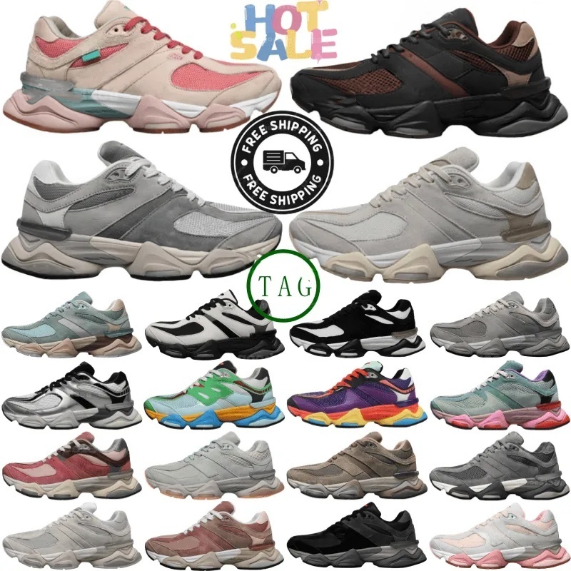 designer mens womens 9060 running shoes trainers classic triple black white grey blue pink green outdoor preferred sport luxury sneakers size 36-46 free shipping
