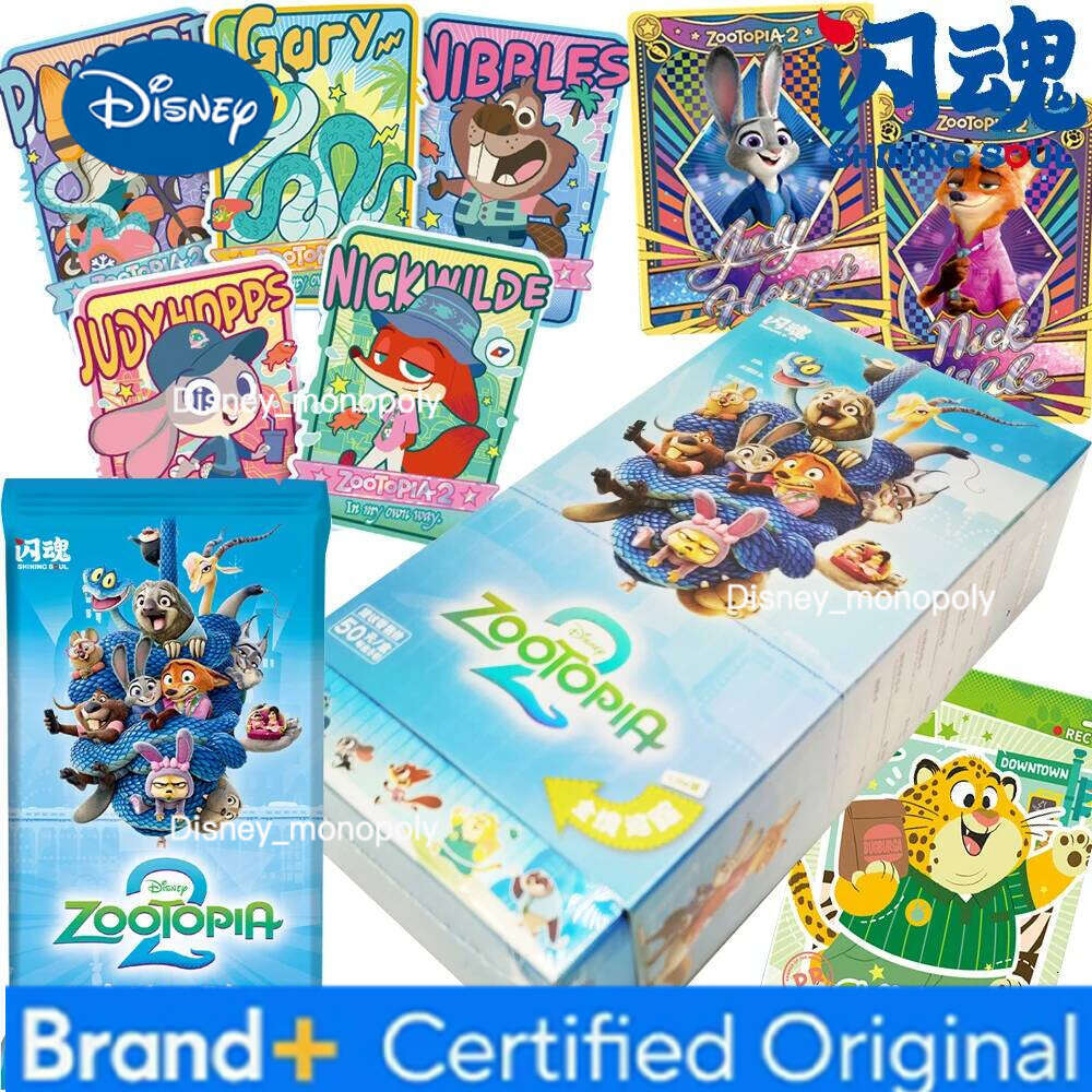 Disney Shining Soul Original Zootopia2 Collection Judy Hopps Nick Wilde Animated Film Best Partner Cards Fans Favorite Toys Gifts H260129 H260129