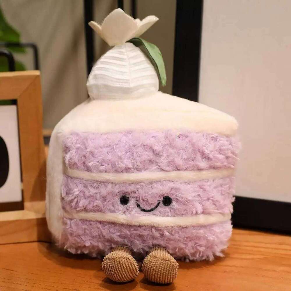 The latest sliced cake series Kawaii stuffed plush toy cartoon anime cute pillows children's birthday gifts fun dolls Y260128