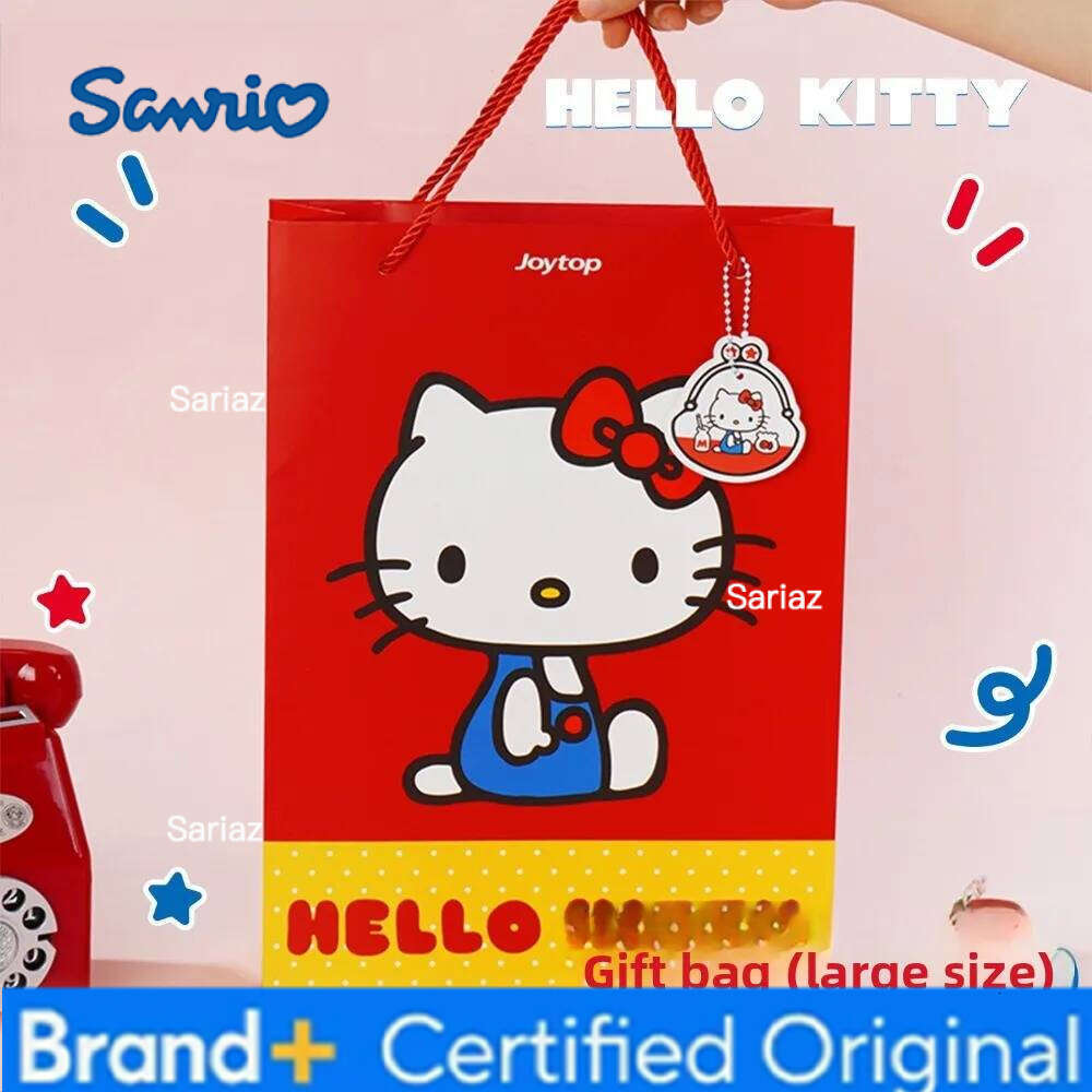 Sanrio Gift High Appearance Portable Cartoon Tote Storage Bag Hello Kitty Packaging Pouch for Party Birthday Present H260129