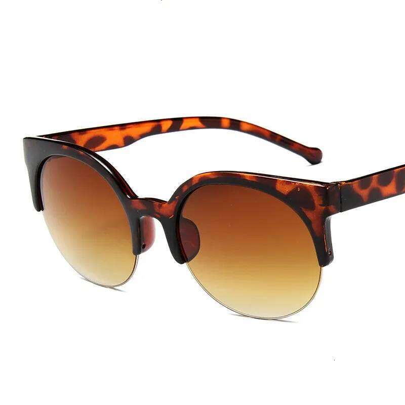Cat Eye Sunglasses Women Fashion Ladies Vintage Sun Glasses Female Round Circle Sexy Retro Oculos De Sol Feminino UV400 Points H260129