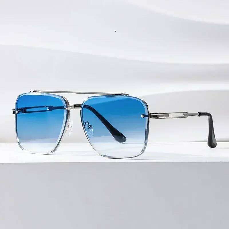 2025 New Fashion Luxury Classic Mach Six Style Gradient lens Sunglasses Men Vintage Brand Design Sun Glasses Oculos De Sol H260129
