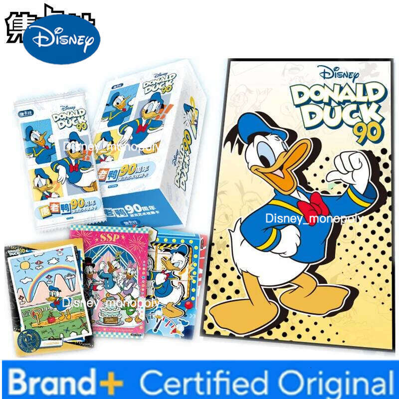 Disney Don Donald Fauntleroy Duck Anniversary Fun Film Cards Anime Peripherals Rare SSP UR Collectible Card Toys Gift H260129