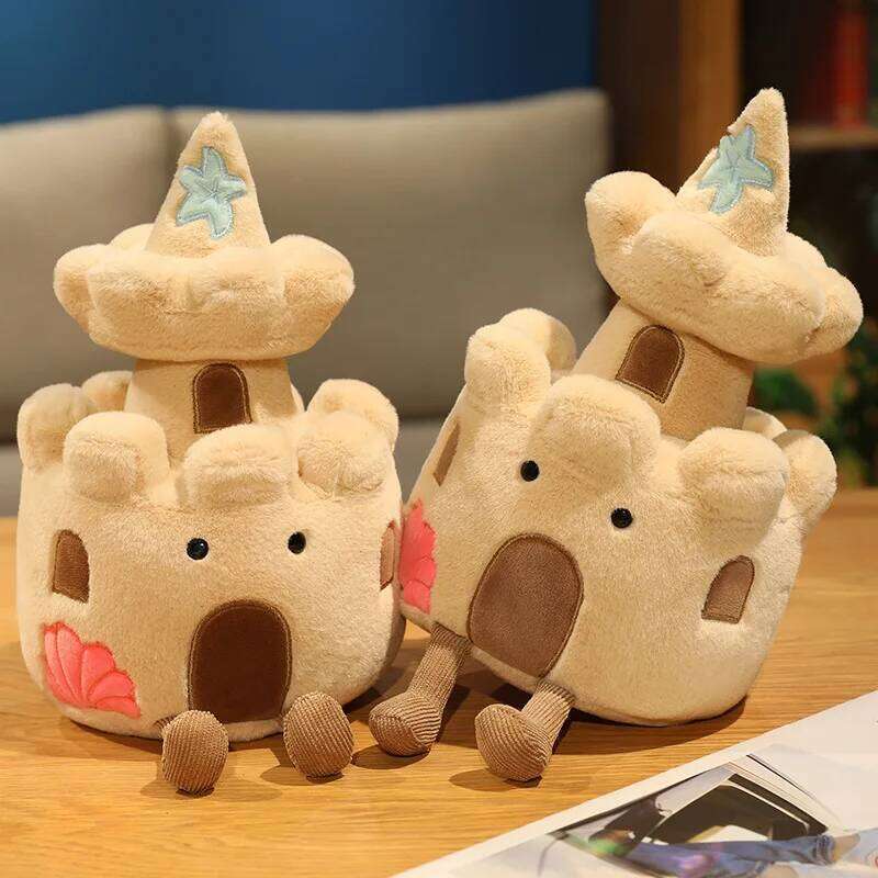 25cm Cat Castle Cute Cake Stuffed Plush Toys Fun Home Bedroom Doll Decoration Kids Birthday Valentine'S Gift Y260128