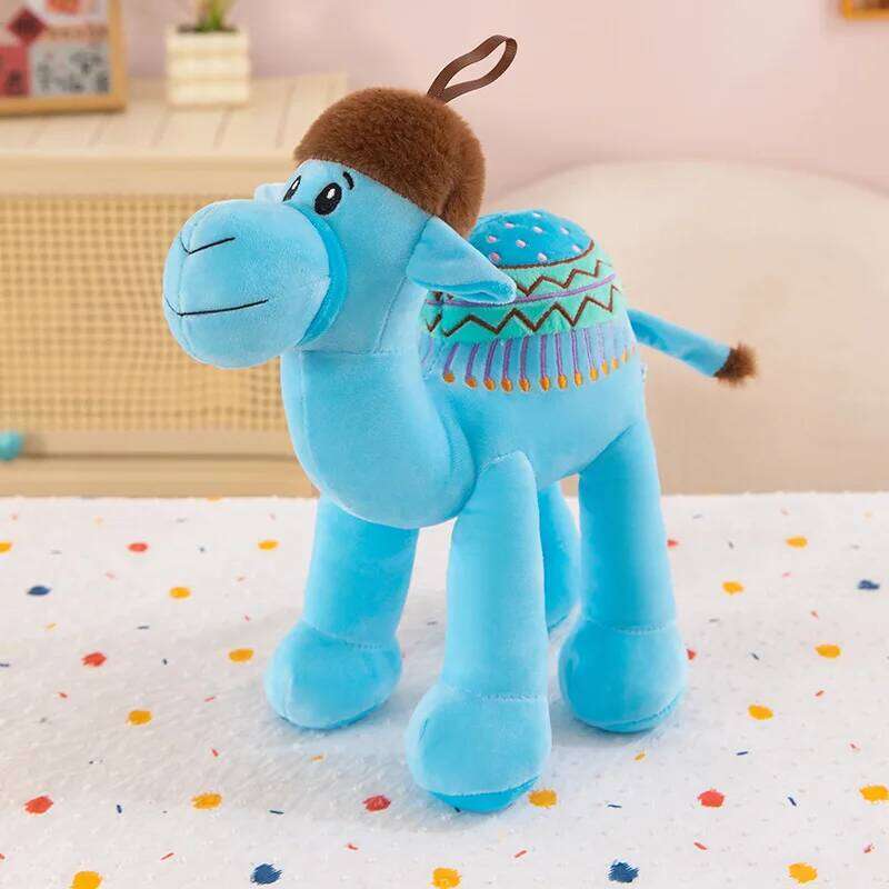 Cartoon cute desert camel doll birthday gift travel commemorative toy Y260128