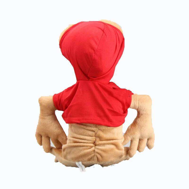 28CM Anime Alien Plush Doll Cartoon Plushie Toys Stuffed Dolls With Cloth For Kids Christmas Birthday Gift Y260128