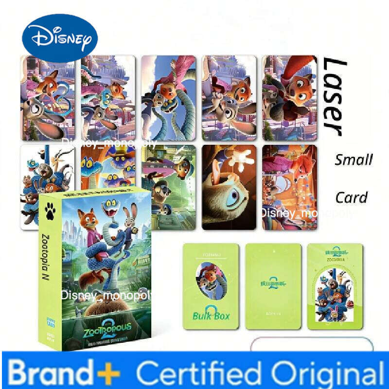 Disney Cartoon Zootopia 2 Animation Around The Three-Inch Laser Card 55 Toys Suitable For Collection Holiday Gifts. H260129