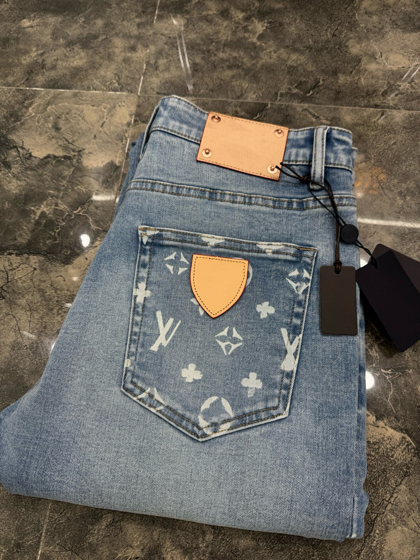 Men's Designer Tailored Jeans - Business Casual Luxury Trousers with Retro Vintage Style Jeans de estilo Slim Fit de alta calidad JC