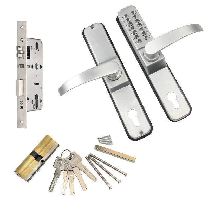 RAYKUBE Password Digital Door Mechanical Code Waterproof Outdoor Use Mortise Lock For Entrance Doors R-480A 26Y0129