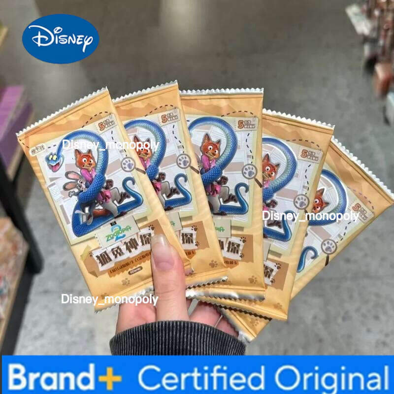 Disney Card.Fun Original Zootopia 2 Platinum Fox Rabbit Detective Series Blind Box Beautiful Card Collection Gifts H260129 H260129