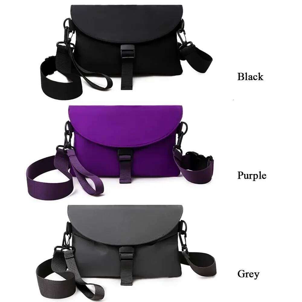 Men Nylon Chest Pack Cellphone Pouch Outdoor Sports Cross-body Casual Running Cycling Sling Bag XJ260129