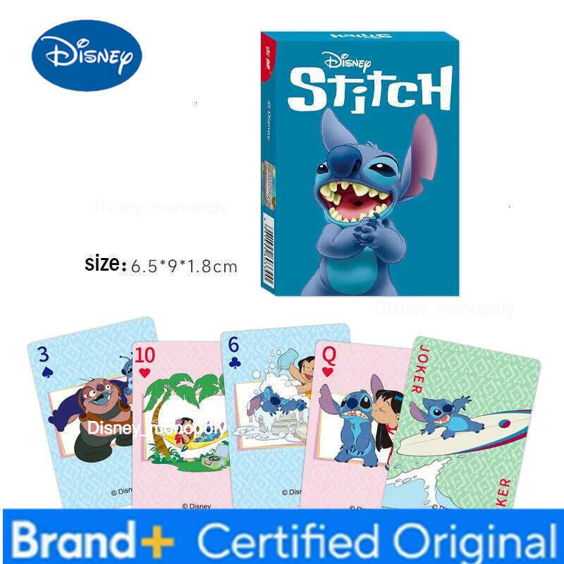 Disney New Anime Playing Kawaii Lilo Stitch Artistic Paper Cartoon Collect Cards Toy Gifts H260129