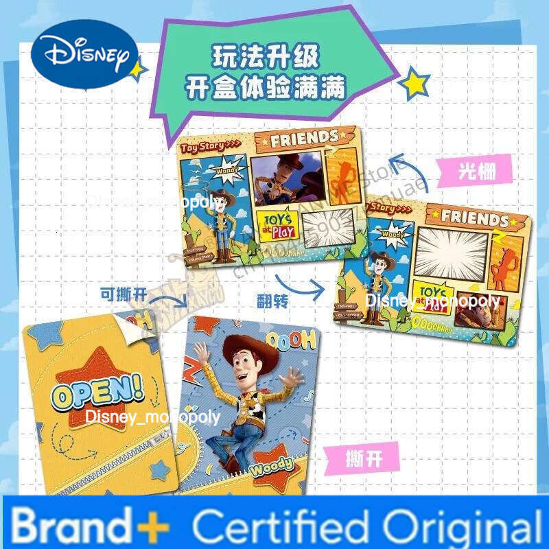 Disney Card.fun Genuine Toy Story 30th Anniversary Fun Life Series Woody Anime Peripheral Collection Original Box Card Gift H260129