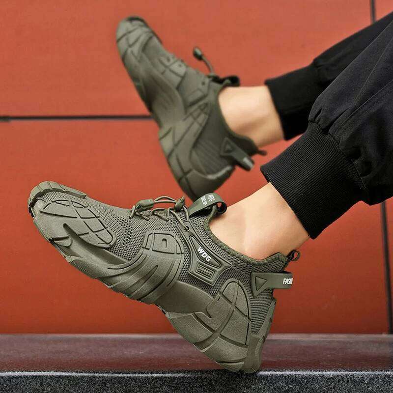 Summer Men Barefoot Sock Man Daily Breathable Casual Walking Fashion Running Sneakers Comfy Platform Tenis Shoes 26W0129