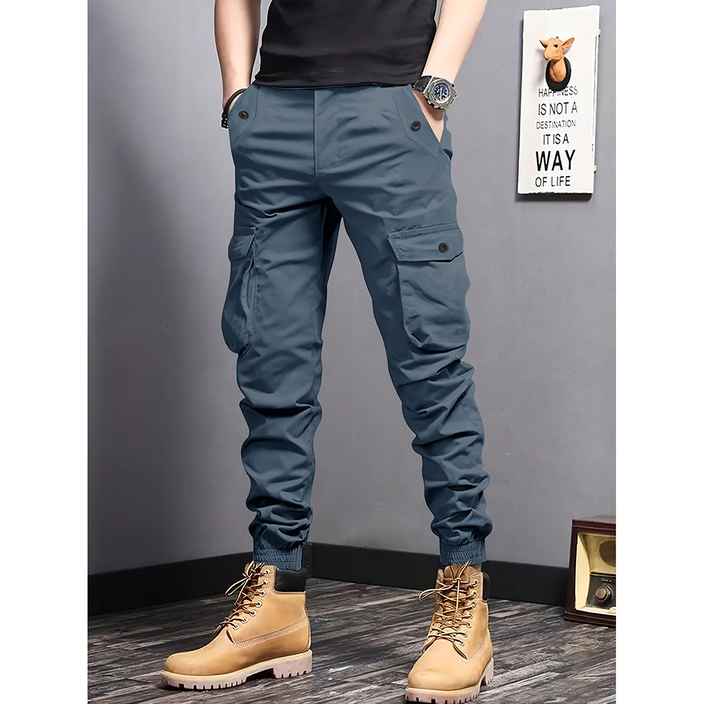 Free Shipping 2026 Men's American Techwear Cargo Pants, Functional Utility Trousers for Outdoor & Casual Wear, Spring Autumn All-Purpose Pants
