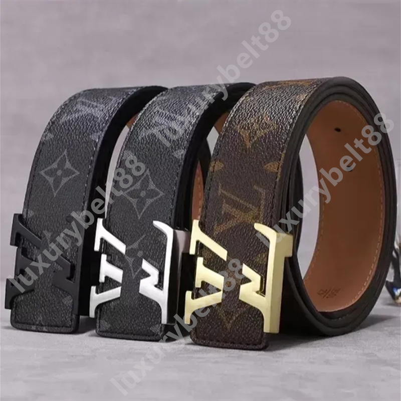 Designer belt men belts for women designer mens belt luxury belt length 100-125CM woman belt fashion luxury letter smooth buckle designer belt AAAAA