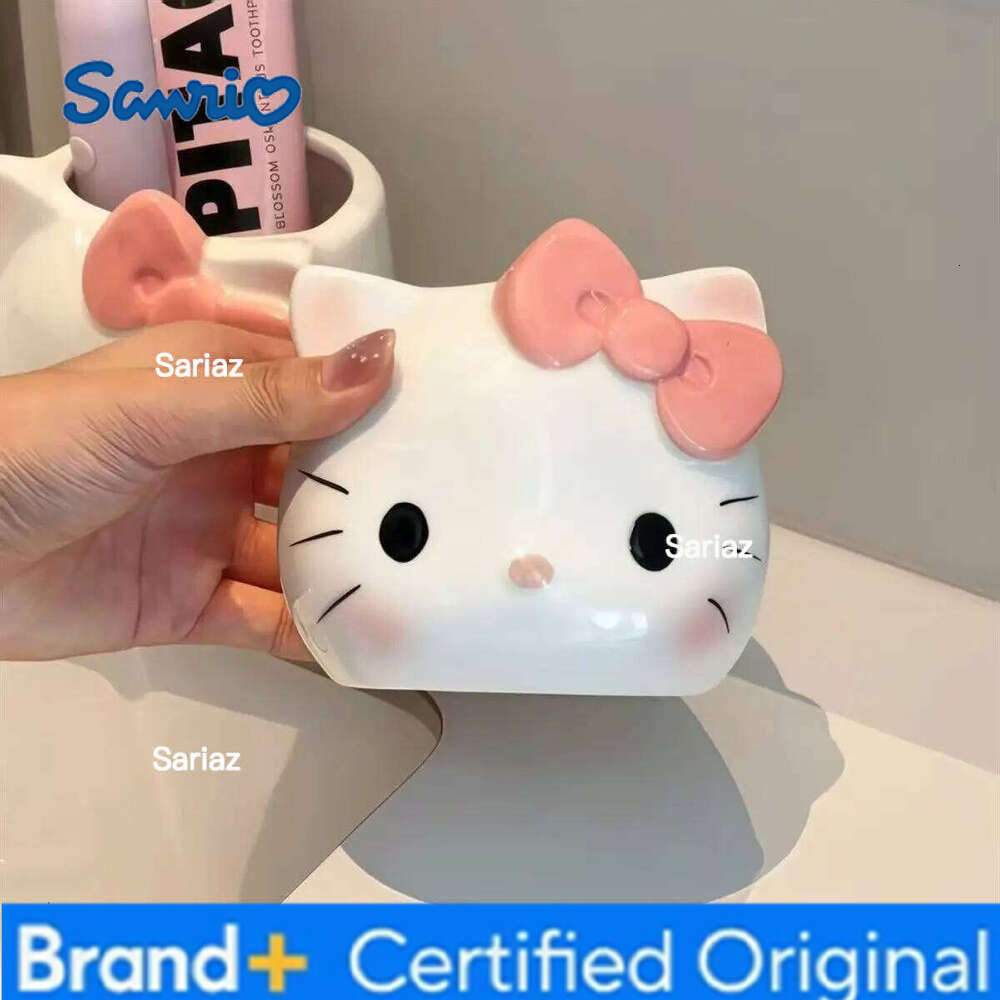 Sanrio Hello Kitty Creative Office Desktop Organizer Kt Cat Cute Multi-Functional Pen Holder Y2K Cosmetic Storage Box Gifts H260129