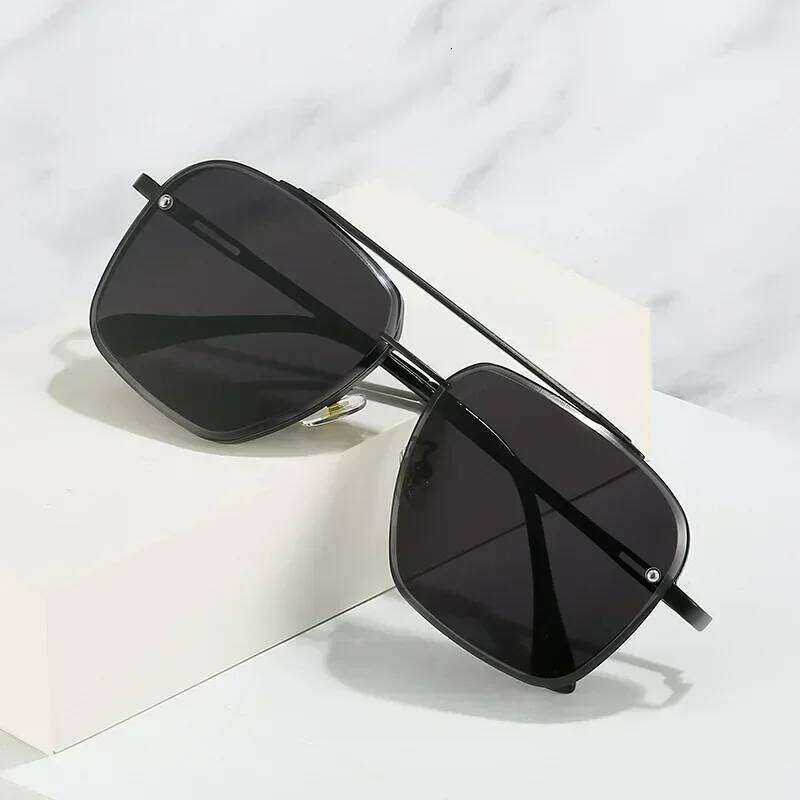 2025 Fashion Square Luxury Design Men Women Flight Seven Rock Mach Six Style Gradient Pilot Sunglasses Oculos De Sol H260129