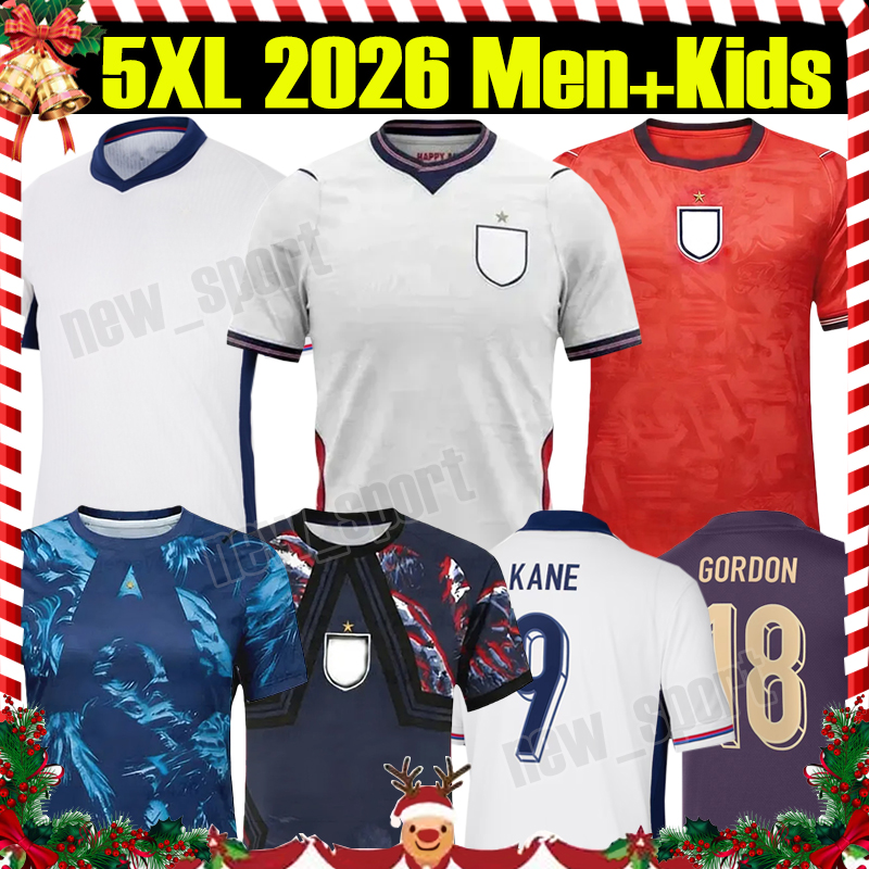 4XL 2026 BELLINGHAM eNgLAnDS soccer jerseys KANE RICE GORDON RASHFORD MADUEKE WATKINS BOWEN EZE GUEHI PICKFORD men women kids kit socks sets football shirts