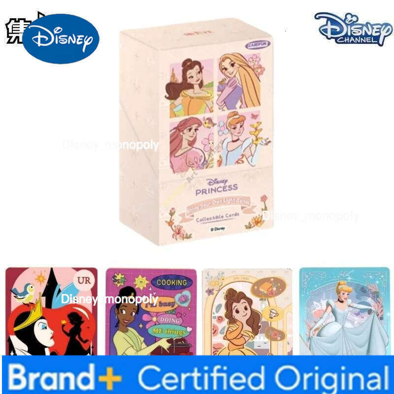 Disney Card.Fun Official Genuine Princess Card Shining Self Series Animation Cartoon Periphery Game Collection Children Toy Gift H2601291 H2601291