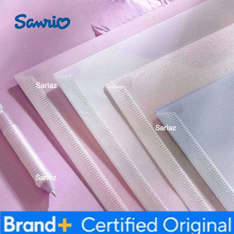 Sanrio family cartoon Hello kitty file bag kuromiMy melody information storage thickened cute waterproof translucent kawaii H2601291