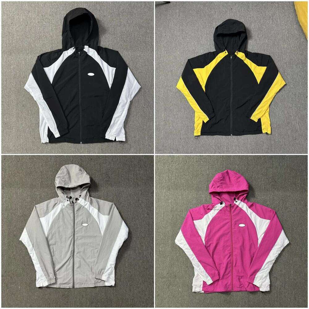 zipper hoodie Men coat retro hoodies Hip Hop Sweatshirt Windproof street sports suit fashion Mens Designer Jackets windbreaker jacket