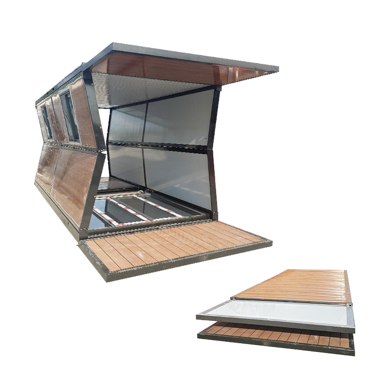 Room Foldout 20ft Prefab Houses Foldable 3 Rooms Mobile Fold Out China Folding Container House Homes Foldable Container House