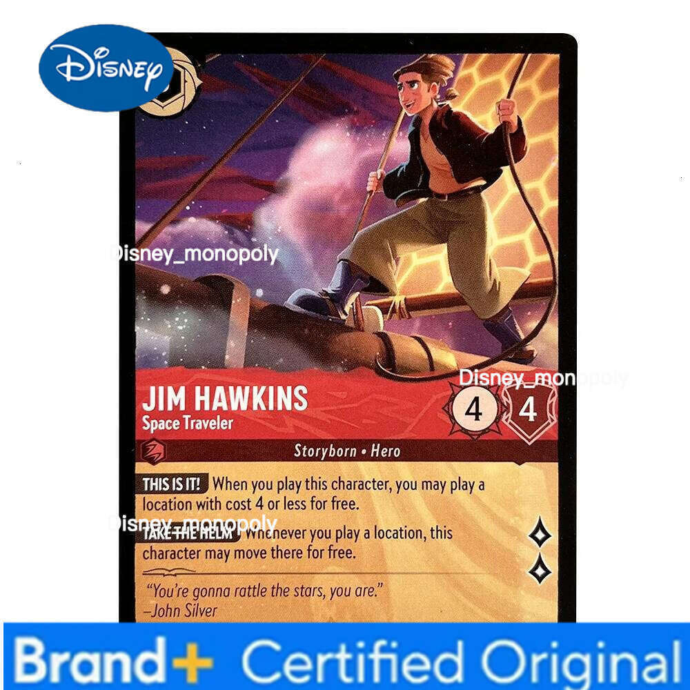 Disney Lorcana Proxy Cards Into the Inklands Kida Jim Hawkins Robin Hood Ursula The Queen's Castle Lucky Dime Jafar Maleficent Regular H260129