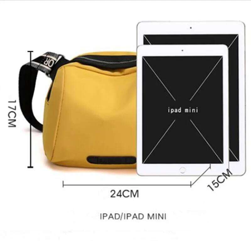 Trendy Korean Nylon Crossbody with Zipper Pocket Casual Stylish Shoulder Fashion Shell Bag Purse XJ260129