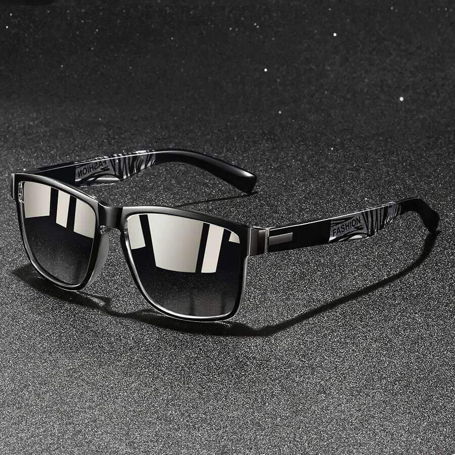 4 PCS Fashion Vintage Square Pattern Sunglasses Men Women Driving Luxury Brand Designer Sun Glasses Man Driver's Eyewear UV400 H260129
