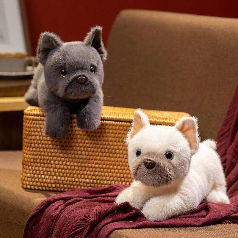 Simulated lying position, pit bull, plush toy cute pet puppy doll, children's companion doll gift Y260128