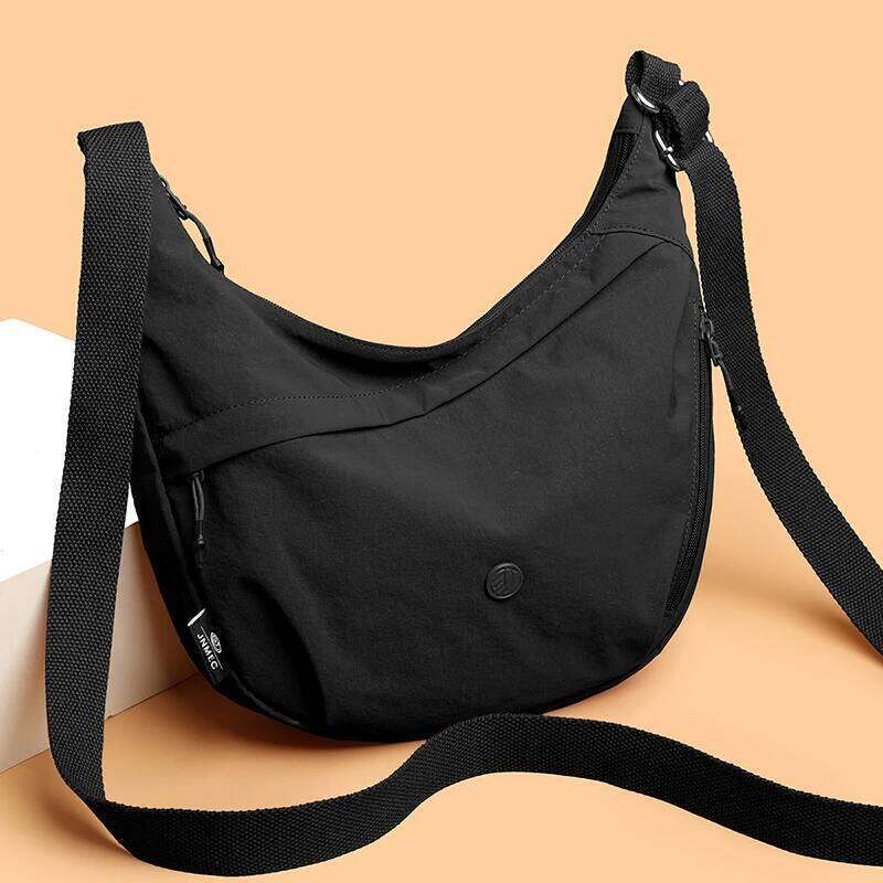 Fashion large capacity cross bag - multi function solid color, fashion dumpling shoulder bag, polyester lining, suitable for boo XJ260129